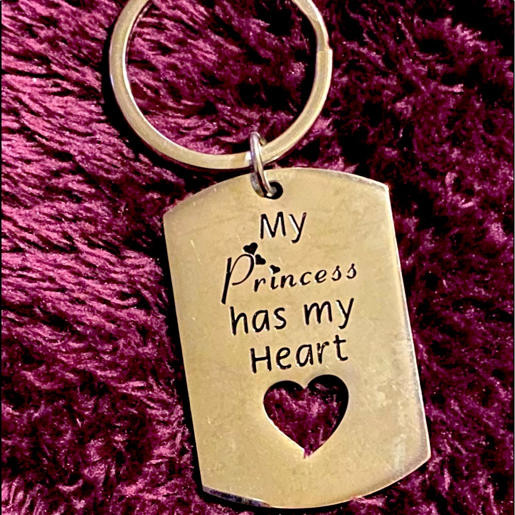 Silver Tone Keychain